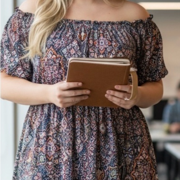 torrid Dresses & Skirts - NWT Off-Shoulder Paisley Midi Dress | Flowy Boho Chic | Size 2 (18 - 20)